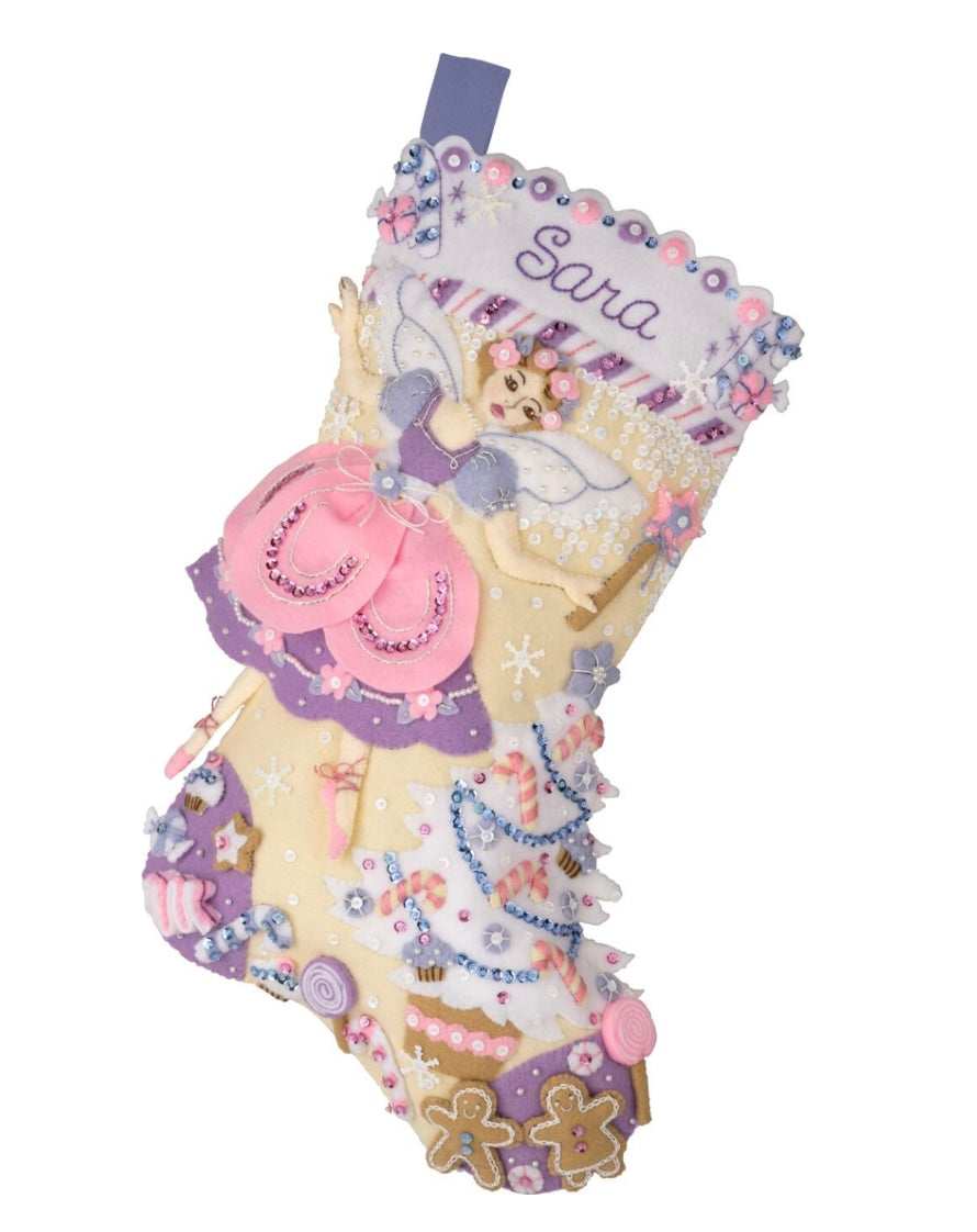 Sugar Plum Dreams Bucilla Christmas Stocking