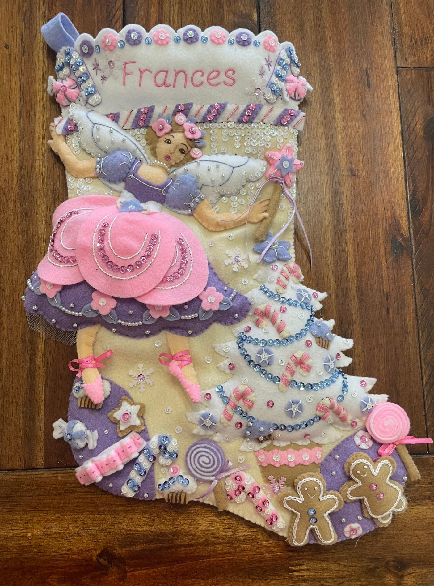 Sugar Plum Dreams Bucilla Christmas Stocking