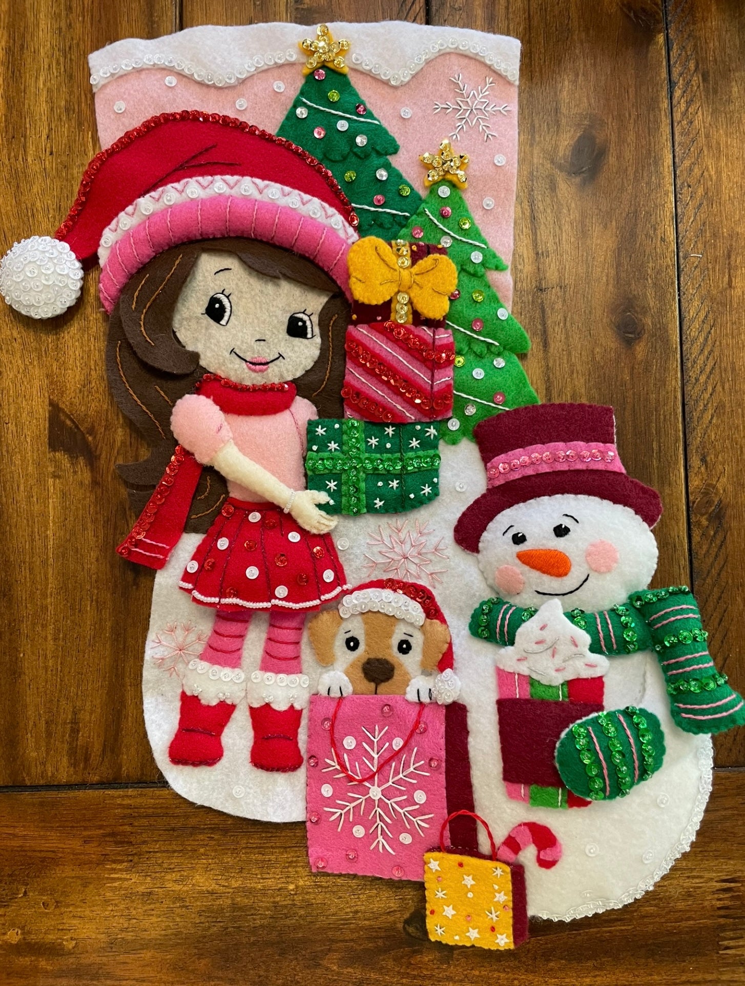 Little Miss Christmas Stocking